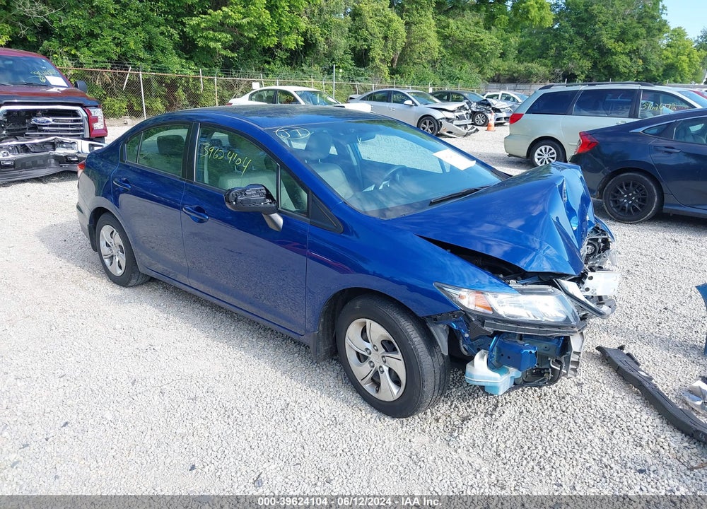 2015 HONDA CIVIC LX VIN: 19XFB2F57FE058884