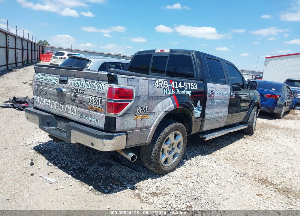 2014 FORD F-150 LARIAT VIN: 1FTFW1CF2EKD36291