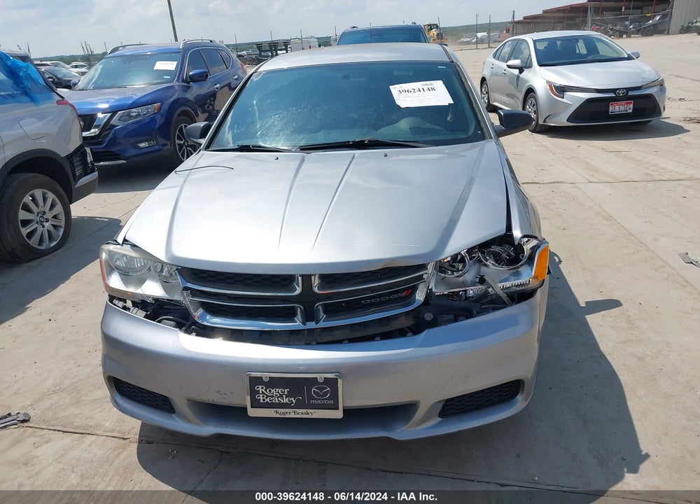 2014 DODGE AVENGER SE VIN: 1C3CDZAB2EN217943