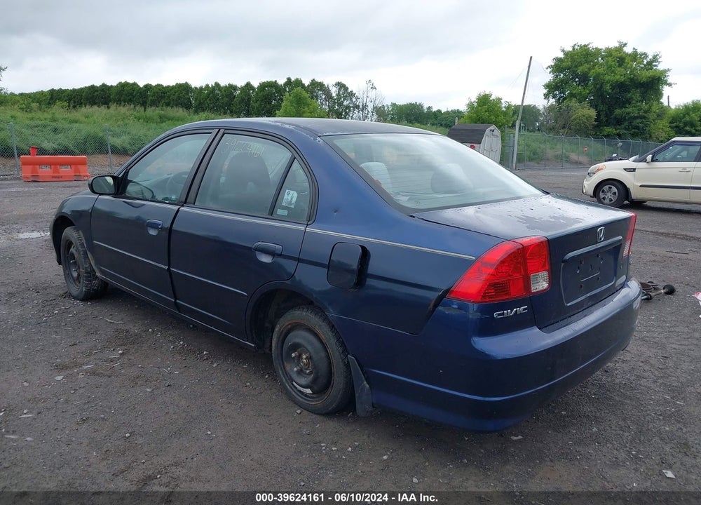 2004 HONDA CIVIC LX VIN: 2HGES16554H569776