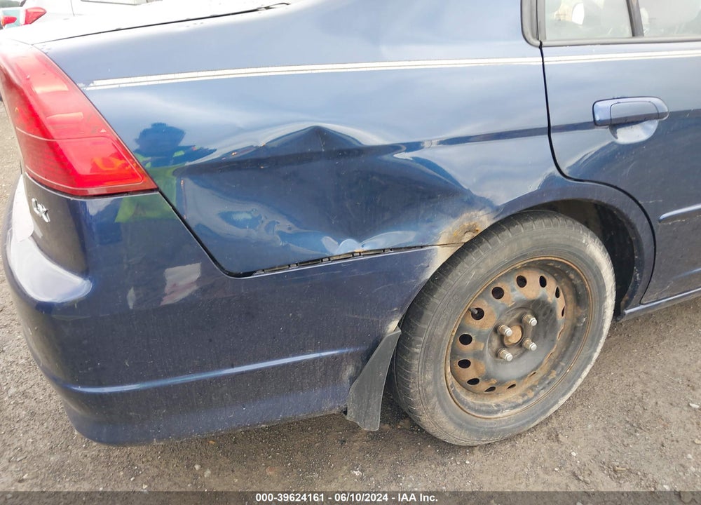 2004 HONDA CIVIC LX VIN: 2HGES16554H569776