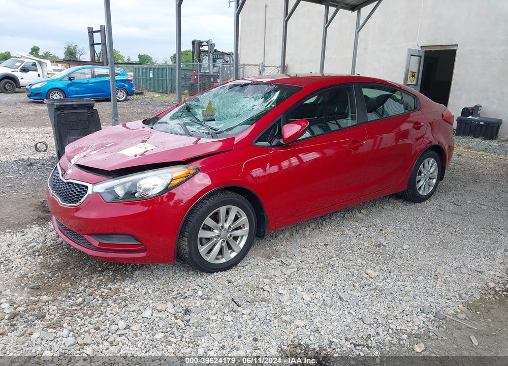 2014 KIA FORTE LX VIN: KNAFX4A60E5192799