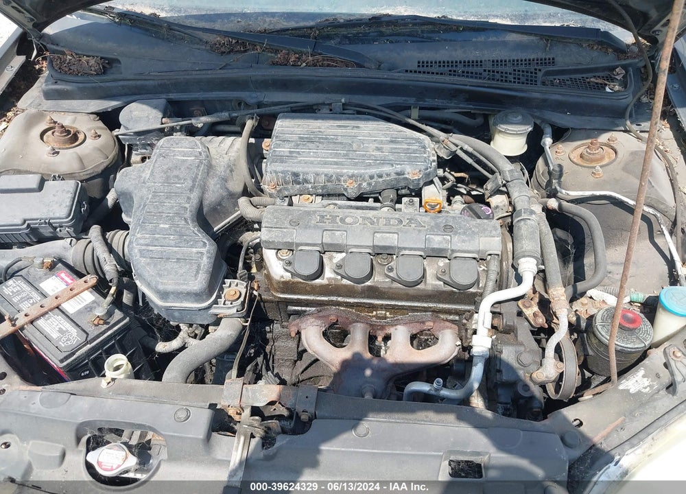 2001 HONDA CIVIC LX VIN: 1HGES16541L007074