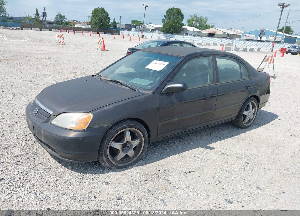 2001 HONDA CIVIC LX VIN: 1HGES16541L007074