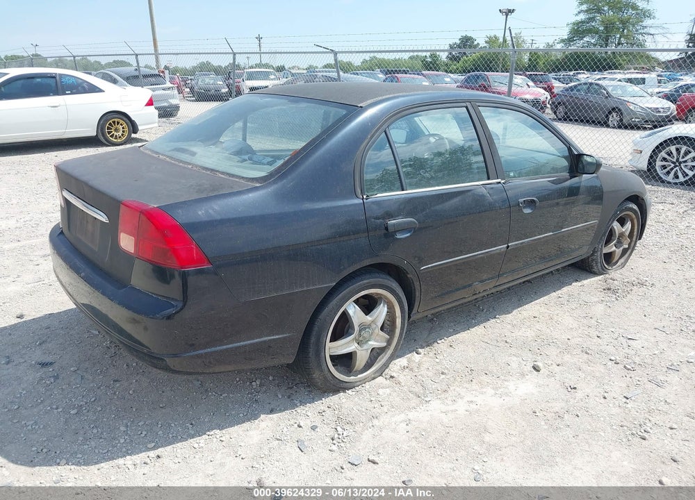 2001 HONDA CIVIC LX VIN: 1HGES16541L007074
