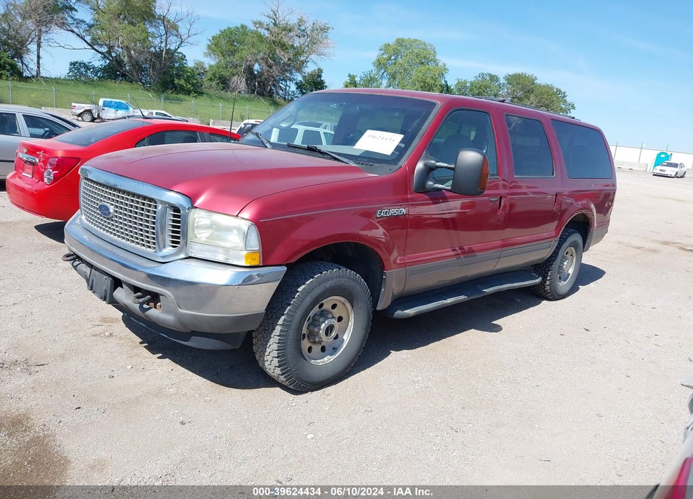 2002 FORD EXCURSION XLT VIN: 1FMNU41S02ED07820