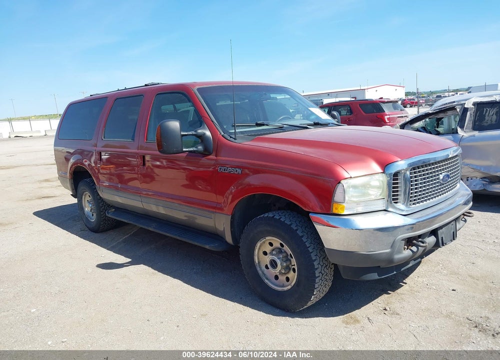 2002 FORD EXCURSION XLT VIN: 1FMNU41S02ED07820