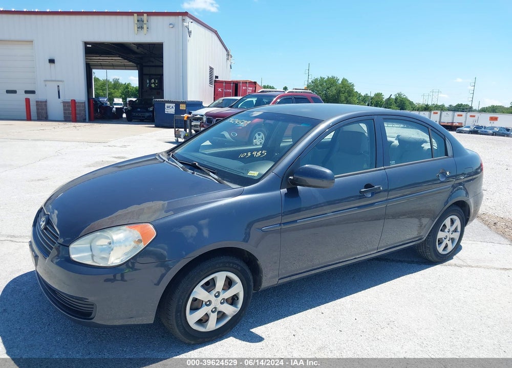 2010 HYUNDAI ACCENT GLS VIN: KMHCN4AC6AU407714