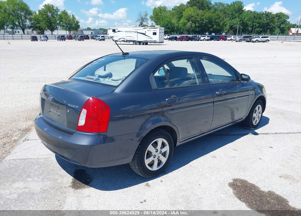 2010 HYUNDAI ACCENT GLS VIN: KMHCN4AC6AU407714
