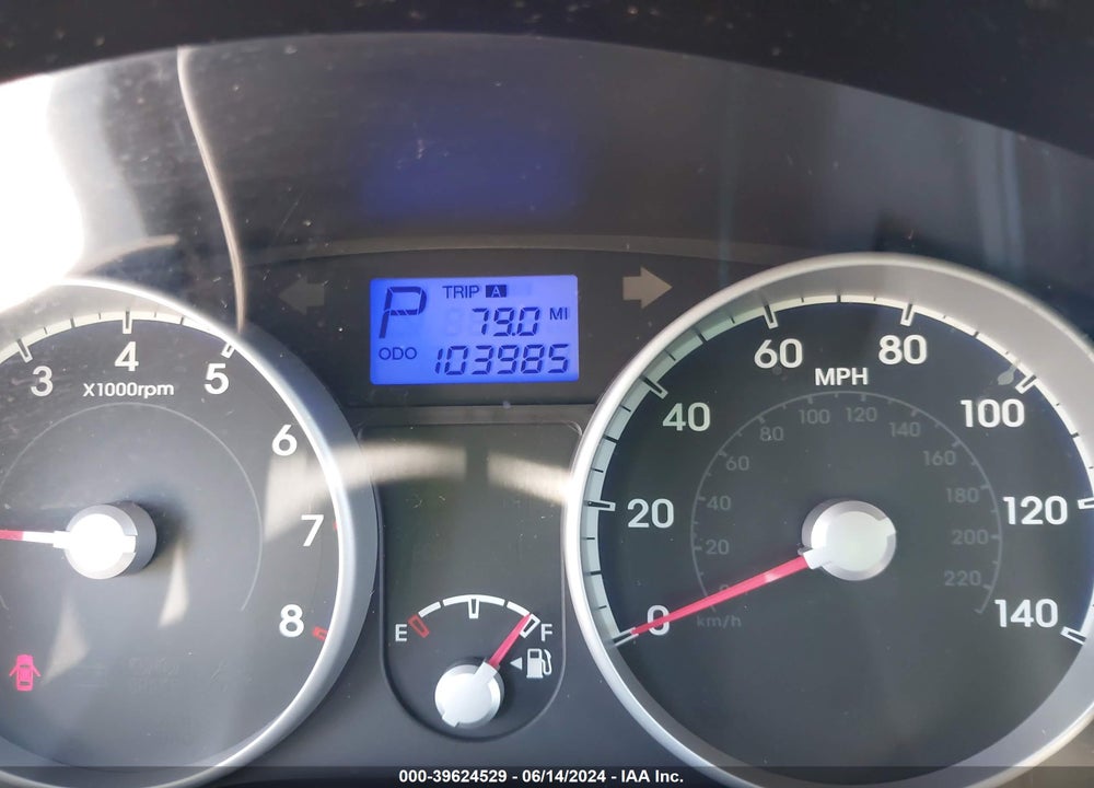 2010 HYUNDAI ACCENT GLS VIN: KMHCN4AC6AU407714