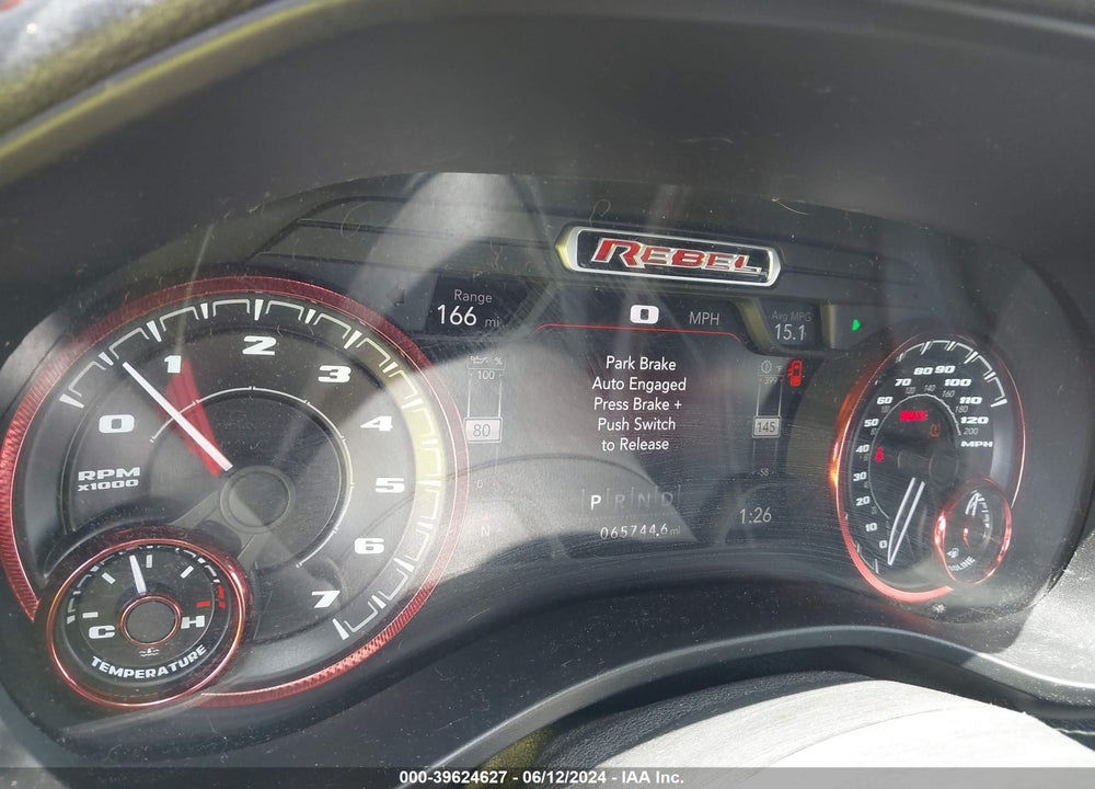 2020 RAM 1500 REBEL  4X2 5'7" BOX VIN: 1C6RRELT1LN303500
