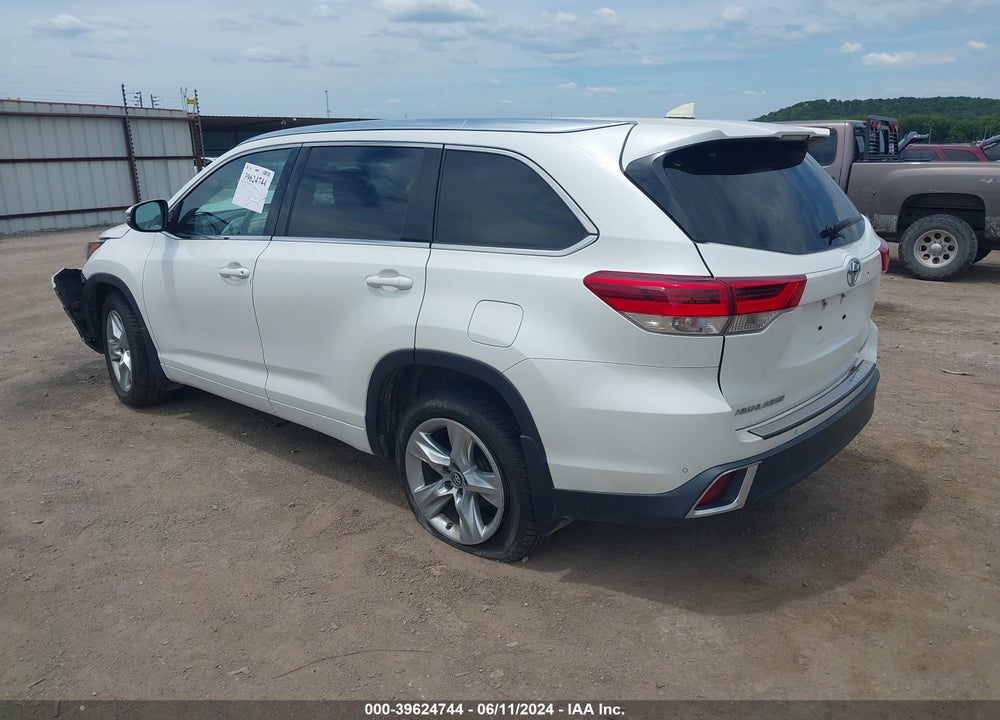2017 TOYOTA HIGHLANDER LIMITED VIN: 5TDDZRFH5HS384259