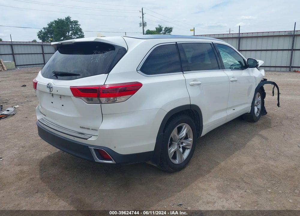 2017 TOYOTA HIGHLANDER LIMITED VIN: 5TDDZRFH5HS384259