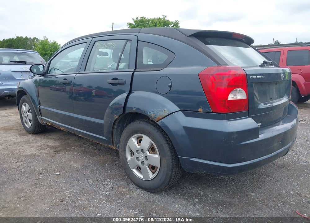 2008 DODGE CALIBER SE VIN: 1B3HB28B98D559311
