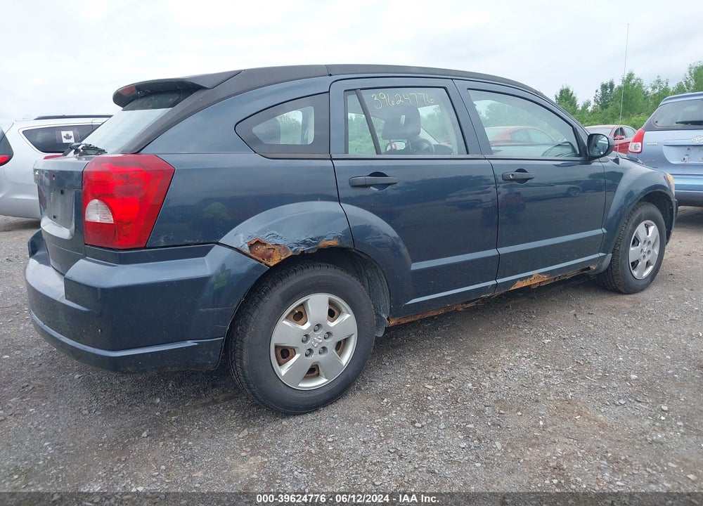 2008 DODGE CALIBER SE VIN: 1B3HB28B98D559311