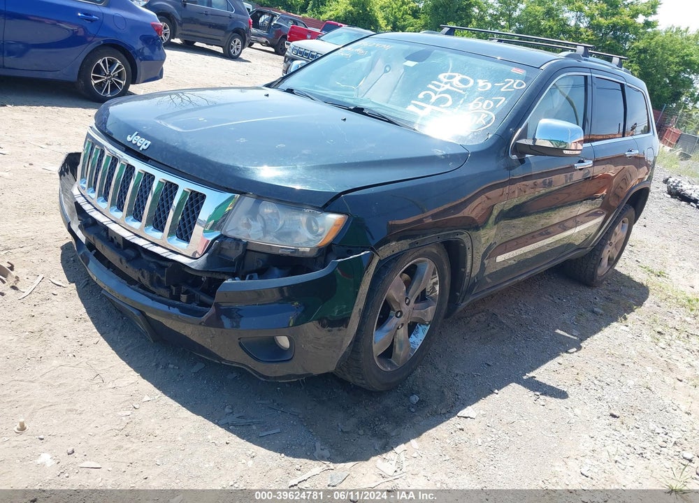 2013 CHEROKEE JEEP GRAND  OVERLAND VIN: 1C4RJFCT1DC644348