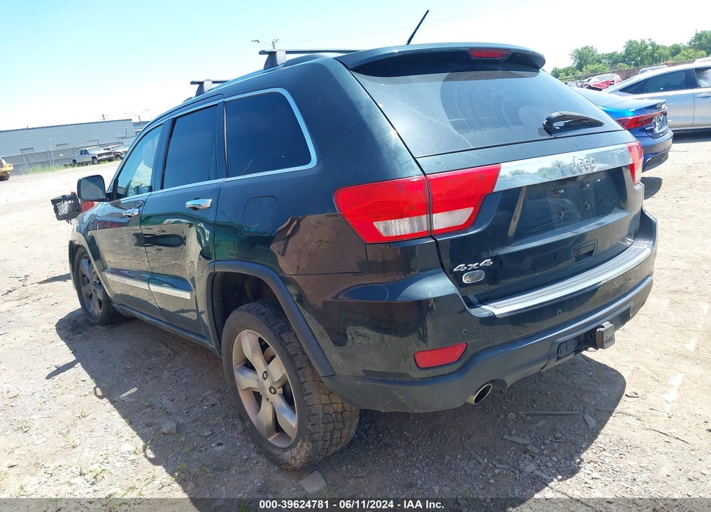 2013 CHEROKEE JEEP GRAND  OVERLAND VIN: 1C4RJFCT1DC644348