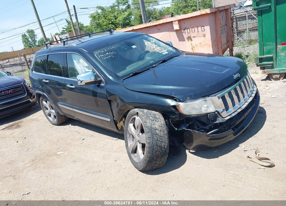 2013 CHEROKEE JEEP GRAND  OVERLAND VIN: 1C4RJFCT1DC644348