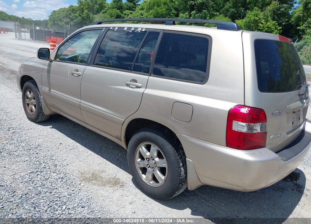 2004 TOYOTA HIGHLANDER V6 VIN: JTEEP21A840054927