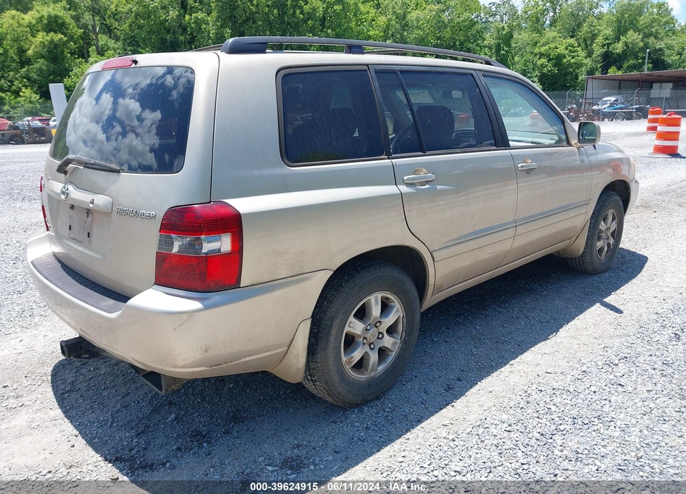 2004 TOYOTA HIGHLANDER V6 VIN: JTEEP21A840054927
