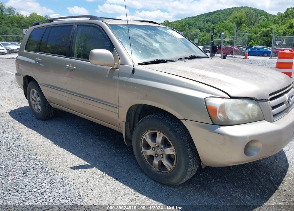 2004 TOYOTA HIGHLANDER V6 VIN: JTEEP21A840054927