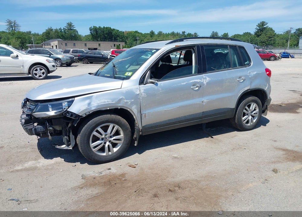 2015 VOLKSWAGEN TIGUAN S VIN: WVGBV7AX7FW501144