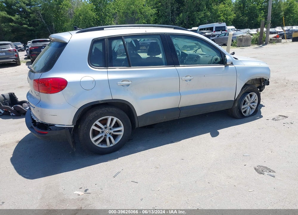 2015 VOLKSWAGEN TIGUAN S VIN: WVGBV7AX7FW501144