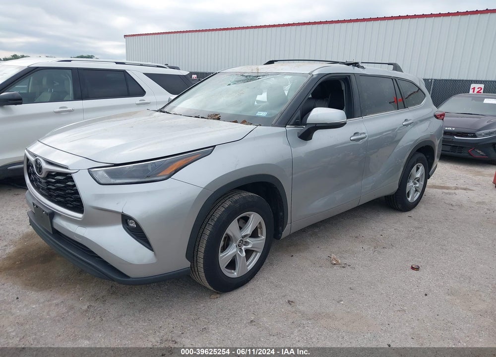 2021 TOYOTA HIGHLANDER LE VIN: 5TDZZRAH3MS082041
