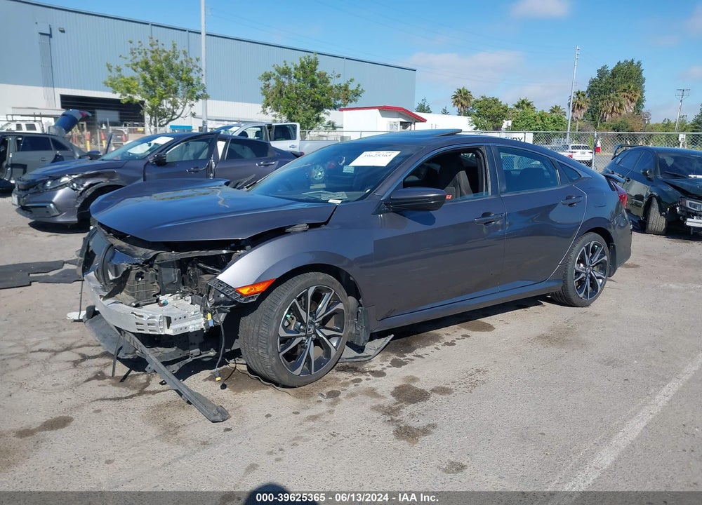 2019 HONDA CIVIC SI VIN: 2HGFC1E51KH702257