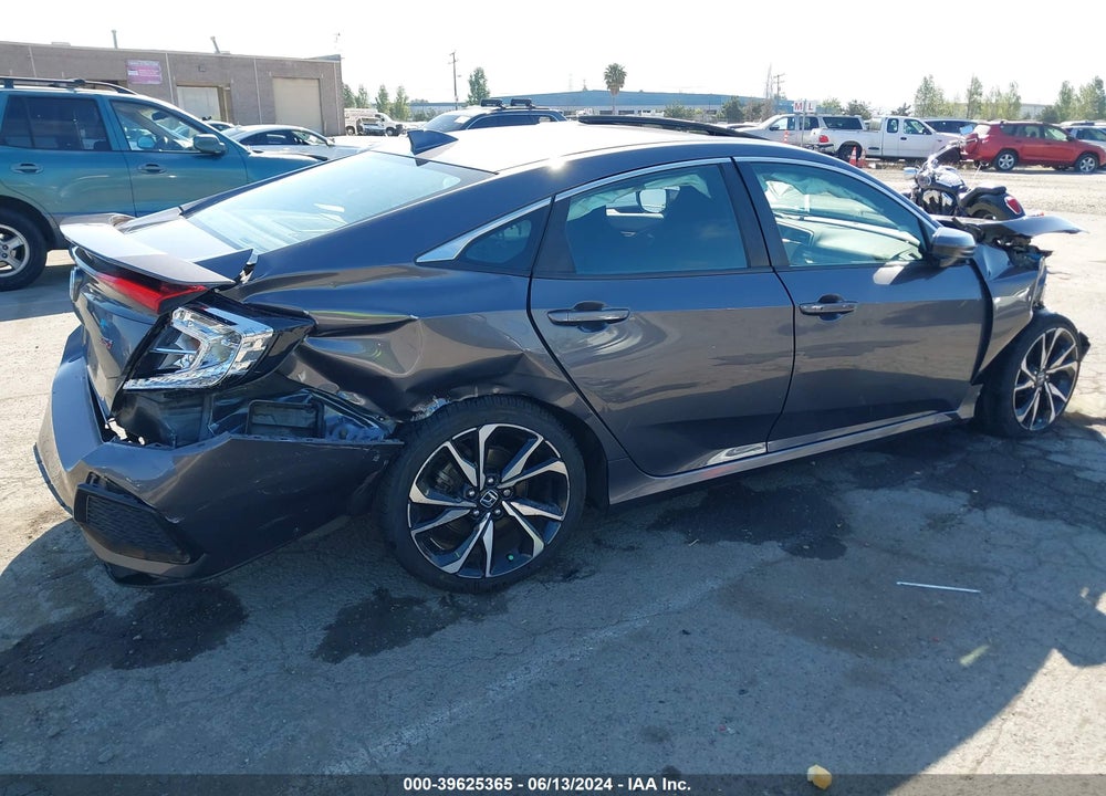 2019 HONDA CIVIC SI VIN: 2HGFC1E51KH702257