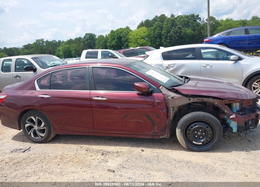 2016 HONDA ACCORD LX VIN: 1HGCR2F39GA050644