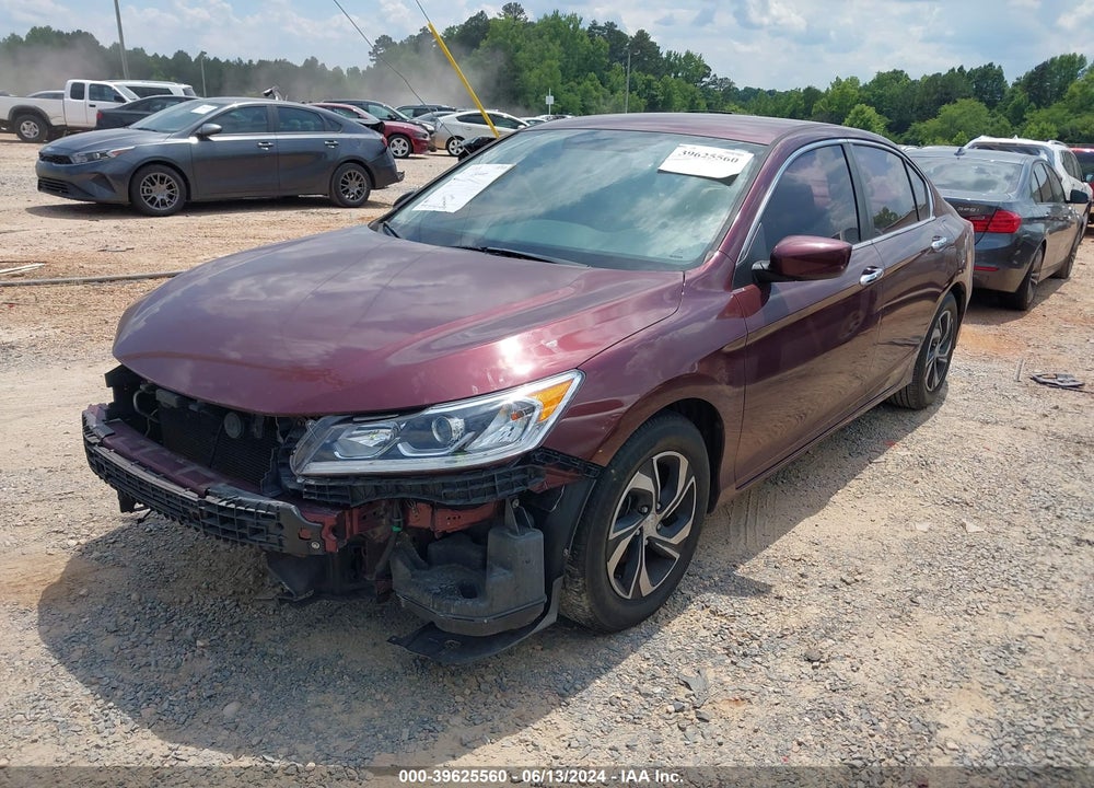 2016 HONDA ACCORD LX VIN: 1HGCR2F39GA050644