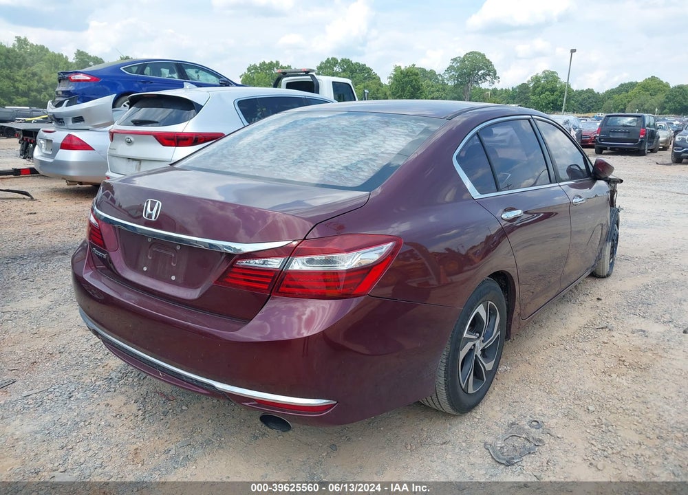 2016 HONDA ACCORD LX VIN: 1HGCR2F39GA050644