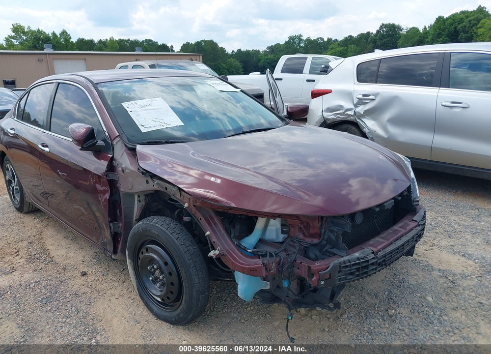 2016 HONDA ACCORD LX VIN: 1HGCR2F39GA050644