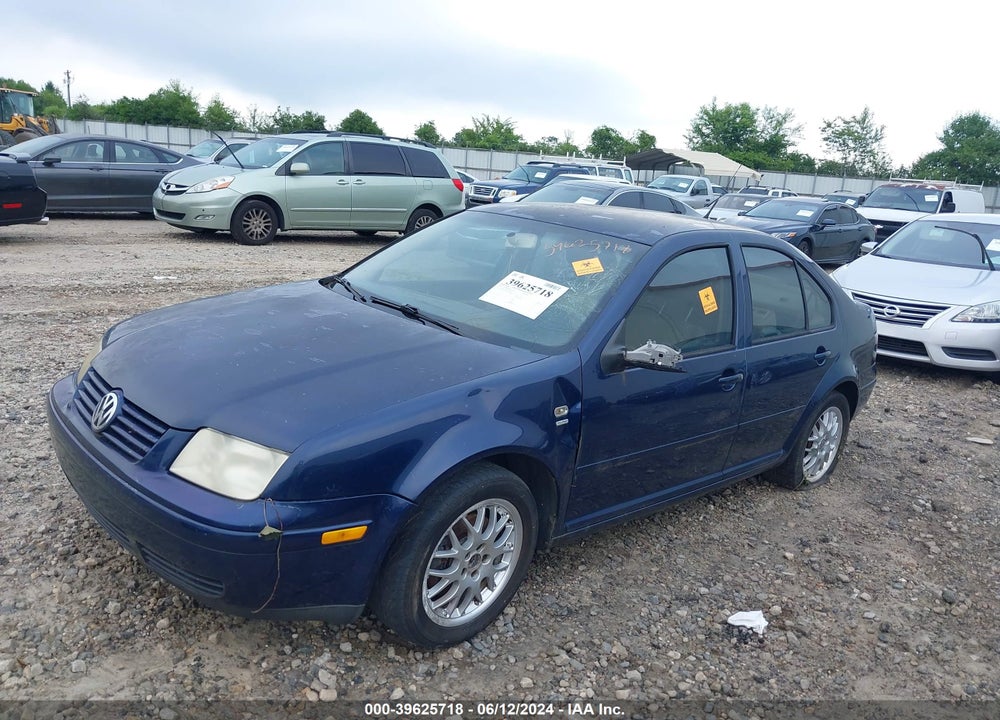 2001 VOLKSWAGEN JETTA WOLFSBURG VIN: 3VWPD69M61M169866