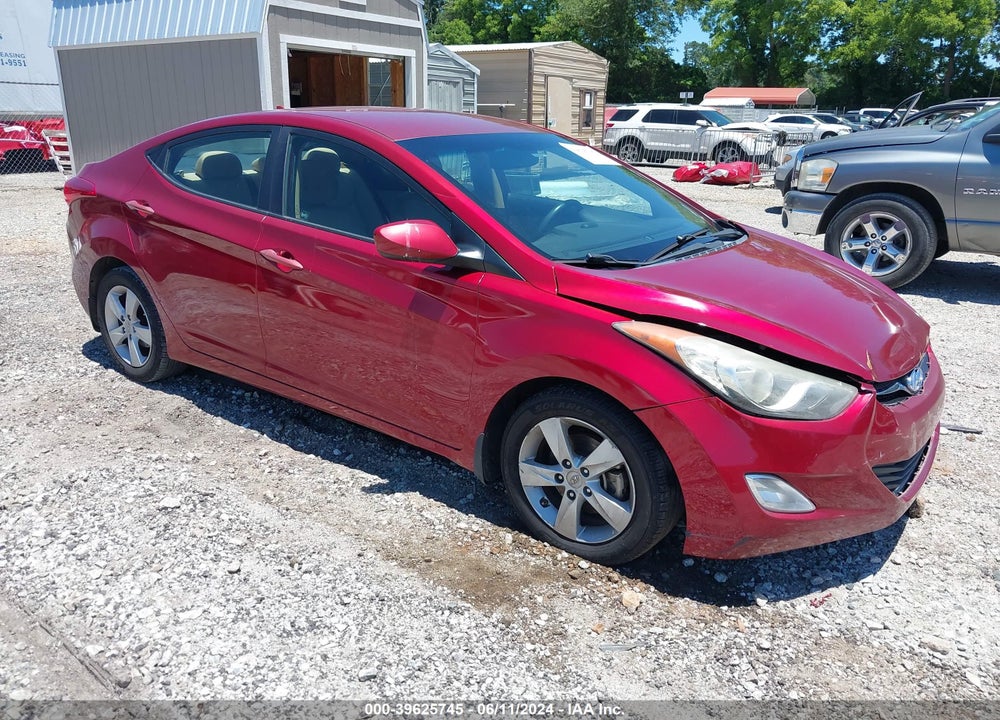 2013 HYUNDAI ELANTRA GLS VIN: 5NPDH4AE3DH420484
