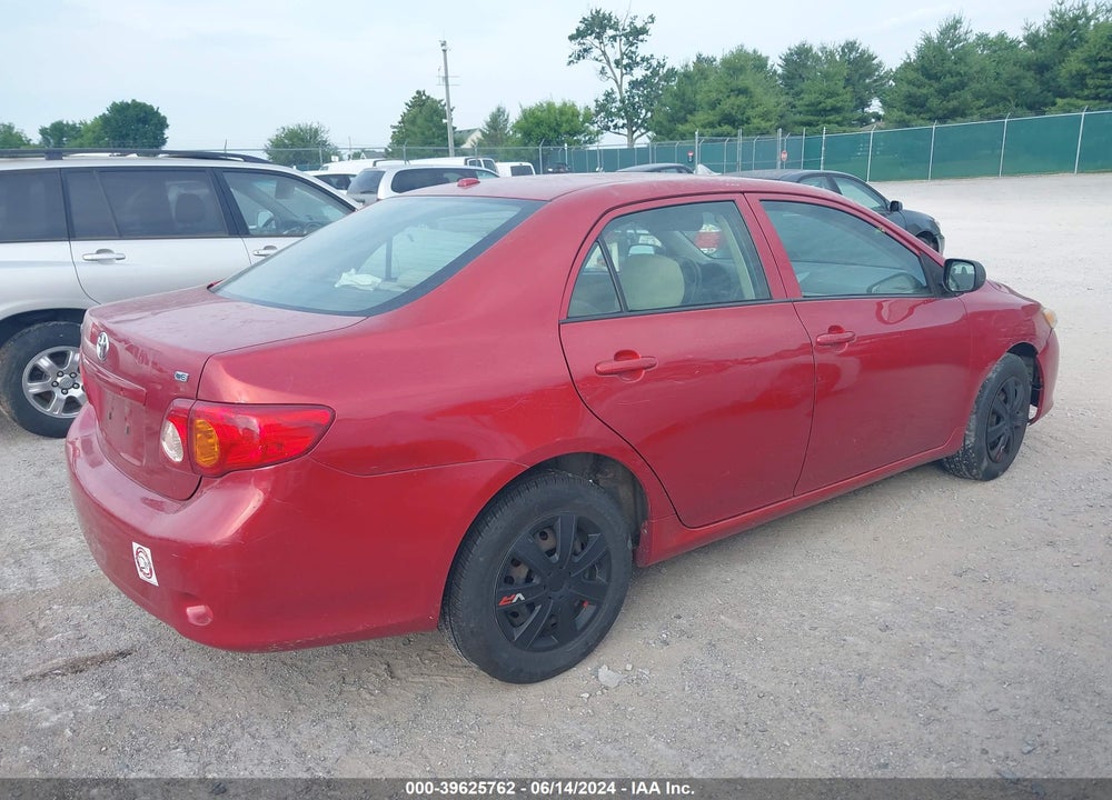 2009 TOYOTA COROLLA LE VIN: JTDBL40EX99050786