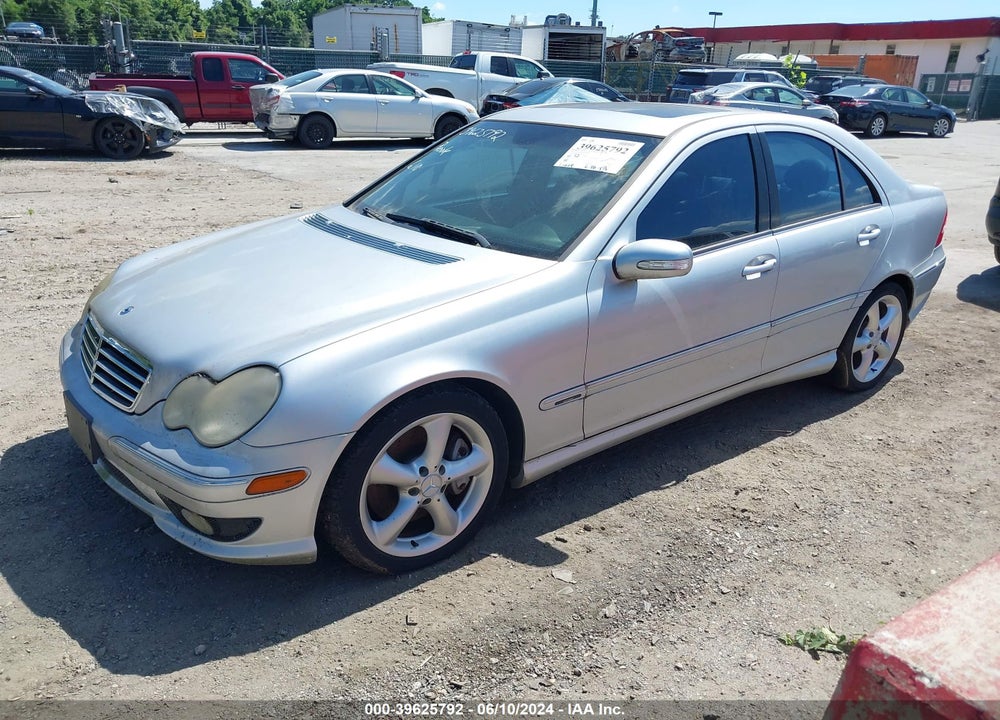 2006 MERCEDES-BENZ C 230 SPORT VIN: WDBRF52H86A910017