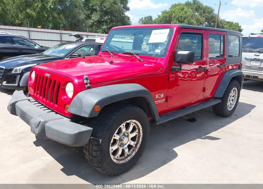 2009 JEEP WRANGLER UNLIMITED X VIN: 1J4GB39109L744077