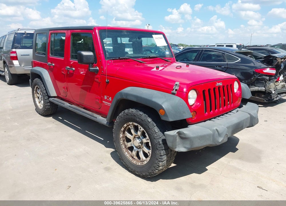 2009 JEEP WRANGLER UNLIMITED X VIN: 1J4GB39109L744077
