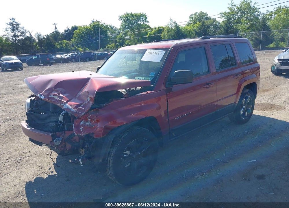 2017 JEEP PATRIOT LATITUDE 4X4 VIN: 1C4NJRFB0HD174915