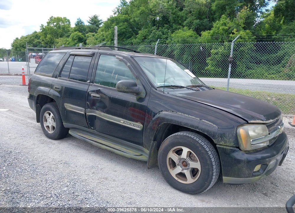 2002 CHEVROLET TRAILBLAZER LT VIN: 1GNDT13S822209514