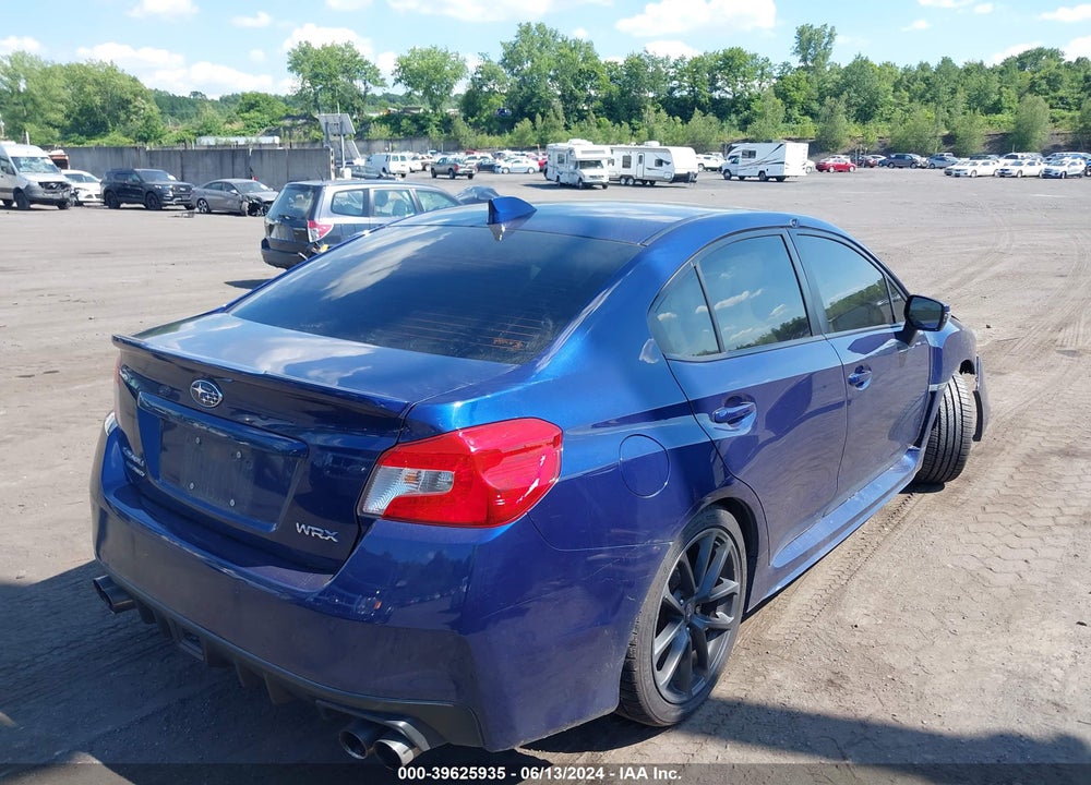 2018 SUBARU WRX LIMITED VIN: JF1VA1L61J8829368