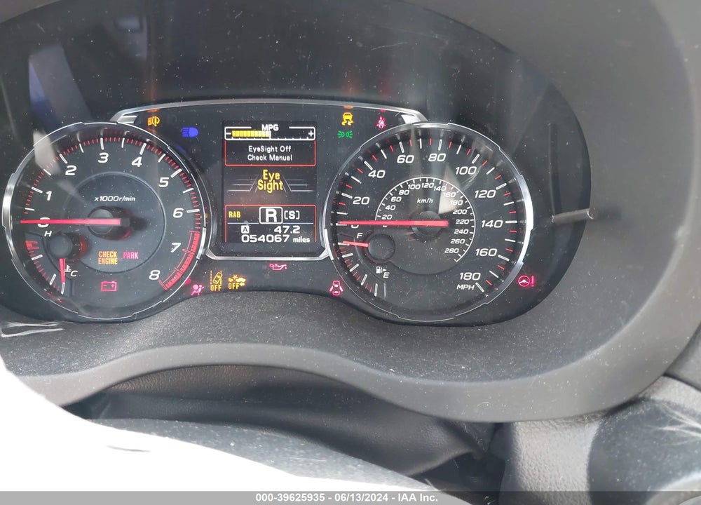 2018 SUBARU WRX LIMITED VIN: JF1VA1L61J8829368