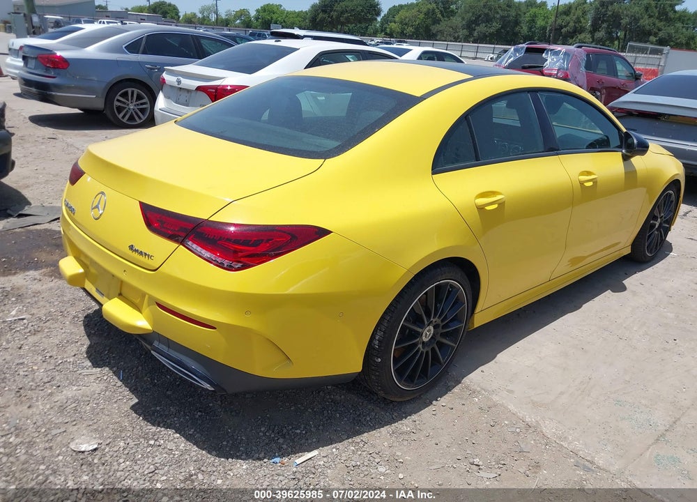 2020 MERCEDES-BENZ CLA 250 4MATIC VIN: WDD5J4HB6LN028088
