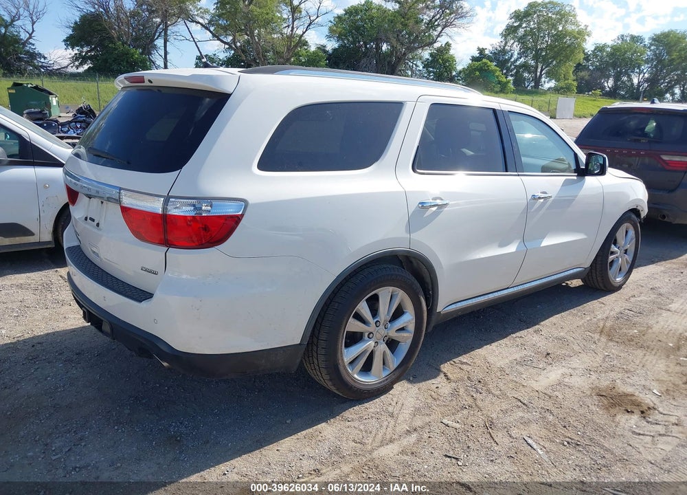2011 DODGE DURANGO CREW VIN: 1D4SE4GT4BC635096