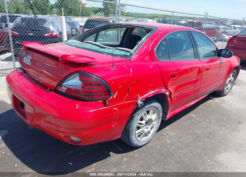 2004 PONTIAC GRAND AM SE1 VIN: 1G2NF52E84C217637
