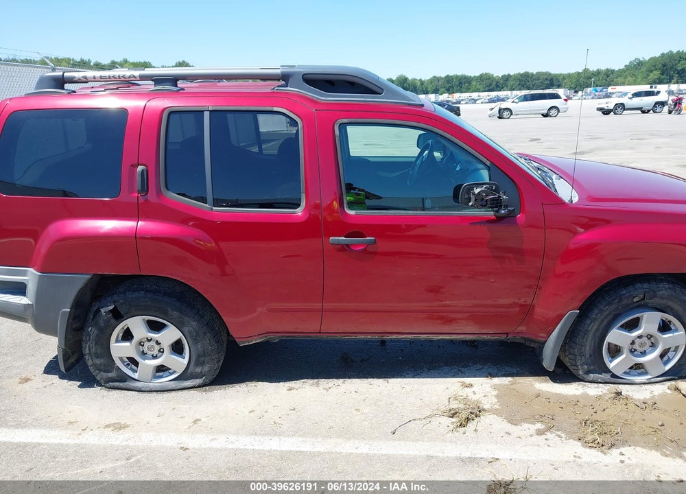 2008 NISSAN XTERRA S VIN: 5N1AN08WX8C507296