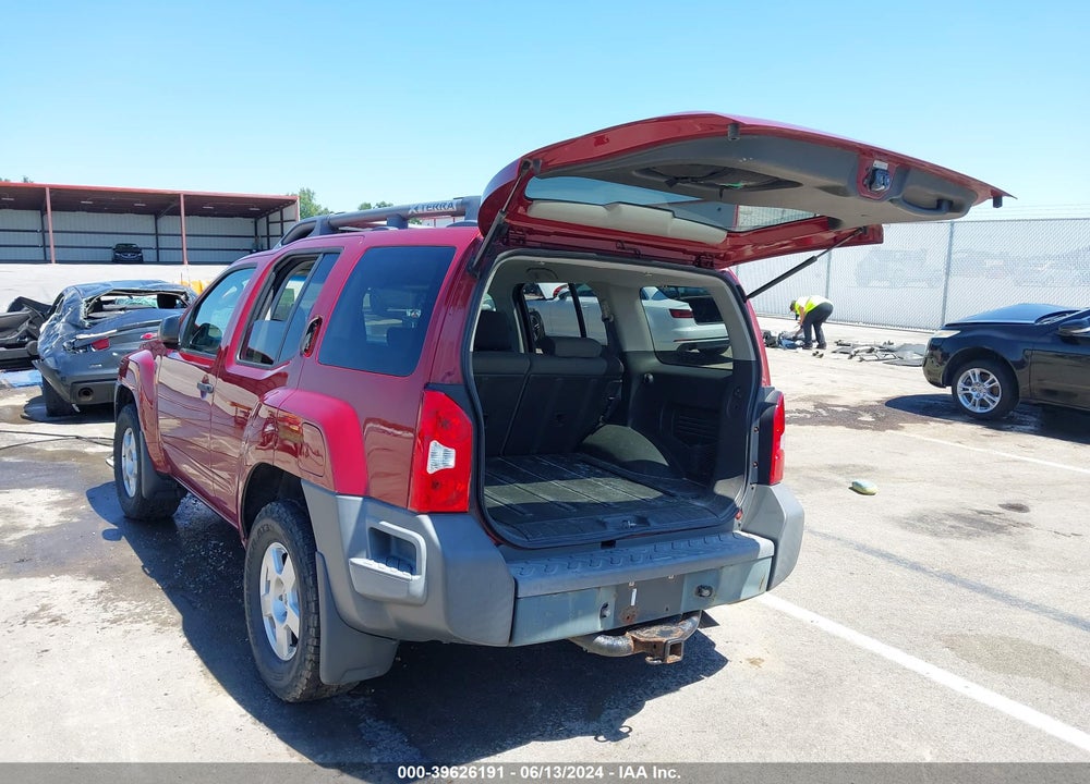 2008 NISSAN XTERRA S VIN: 5N1AN08WX8C507296