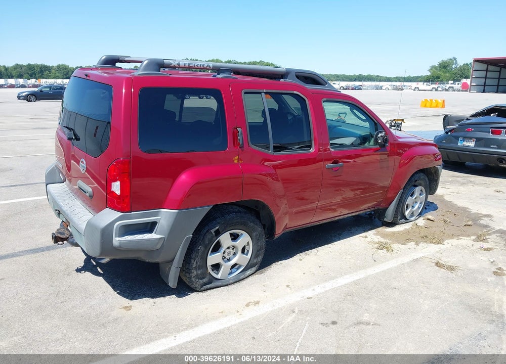 2008 NISSAN XTERRA S VIN: 5N1AN08WX8C507296